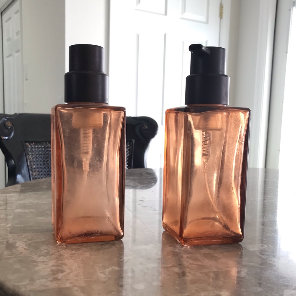 Glass foaming hand soap pump bottles